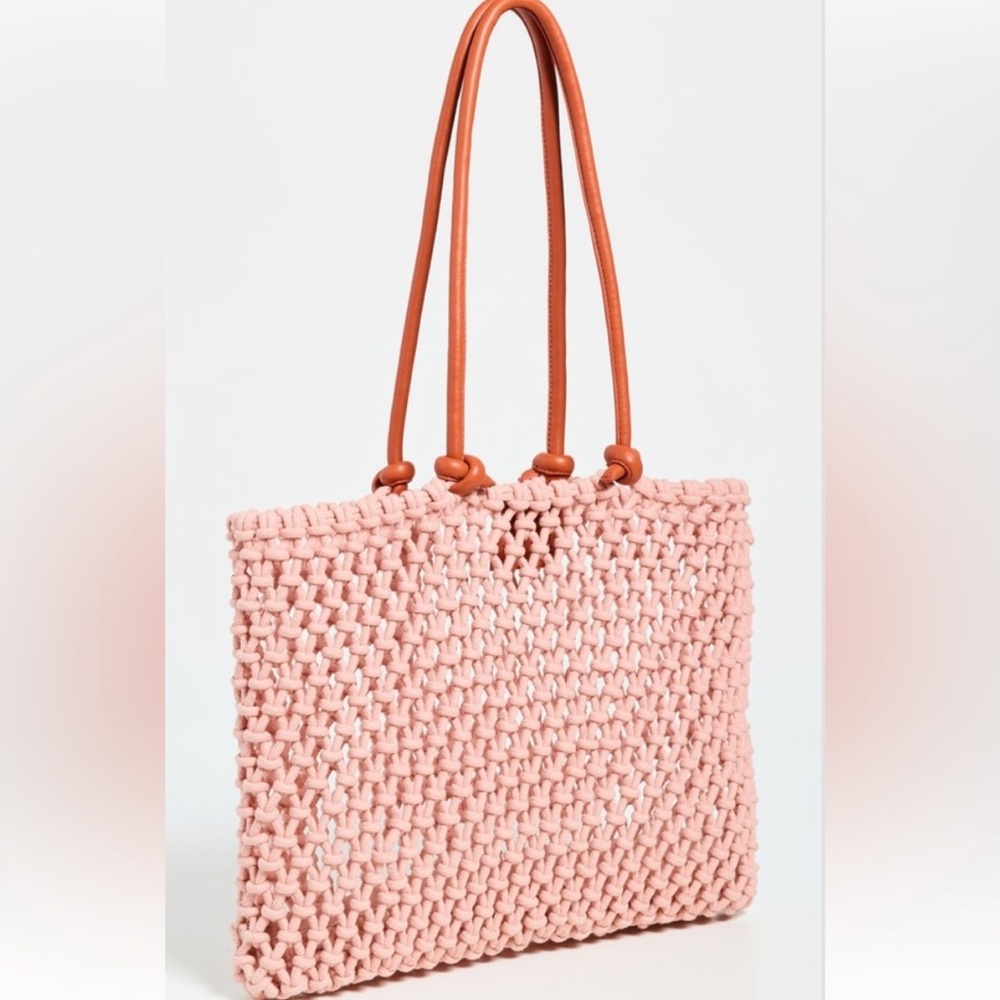 NWT ❤️🔥Clare V - Pink & Poppy Sandy Tote